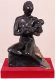 Ugo Attardi, Per amore, scultura in bronze