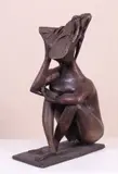 Pericle Fazzini, Sibilla, scultura in bronze