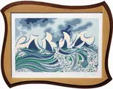 Giacomo Balla, Marvento, screenprint a colori