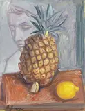 Achille Funi, Natura morta, oil on canvas