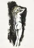 Renato Guttuso, Nudo, ink