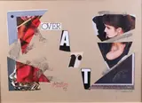 Lamberto Pignotti, Over-Art, 1992, mixed media and collage on card