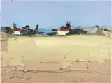 Paesaggio by Sergio Scatizzi, 2000, oil on panel, offered Nov 2019
