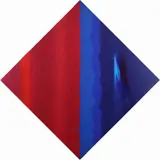 Ennio Finzi, Il verso del colore, acrylic on canvas