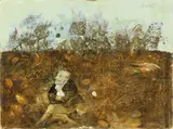 Un ladro di uova by Antonio Possenti, oil on canvas board, offered Nov 2019