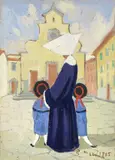Monachina by Rodolfo Marma, 1985, oil on panel, offered Nov 2019