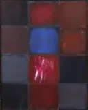 Ennio Finzi, Da architetture del colore, acrylic on canvas