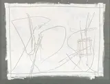 Achille Perilli, Senza titolo, 1961, mixed media on paper