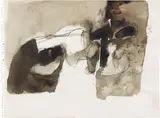 Afro Basaldella, Senza titolo, 1964, inchiostro and collage on paper