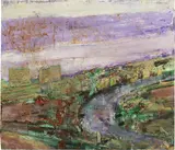 Giovanni Frangi, Tangenziale, oil on canvas