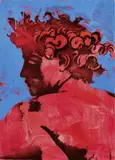 Da Michelangelo by Tano Festa, 1979, enamel on canvas emulsionata, offered Nov 2019