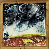 Nottetempo by Mario Schifano, 1987, enamel on canvas, offered Nov 2019