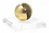 Rotante con sfera interna, studio n. 4 by Arnaldo Pomodoro, 1968, Scultura in argento e ottone dorati, offered Nov 2019