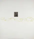 Julian Schnabel, Untitled (from series The Names of Our Children), 1980, collage and oil on card