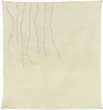 Giorgio Griffa, Dall'alto, 1968, acrylic on canvas