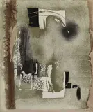 Alvaro Monnini, Senza titolo, 1962, mixed media on canvas