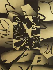 Maternità by Agostino Ferrari, 2001, acrylic and sabbia on canvas, offered Nov 2019