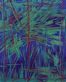 Antonio Corpora, Le liane rosse, 1974, oil on canvas