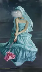 Zeng Chuanxing, Blue Paper Bride-Dream, 2008, oil on lino