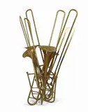 Arman, Tromboni, 1986, scultura in bronze