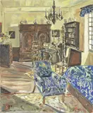 Mario Cavaglieri, Le salon de compagnie. Philémon et Baucis