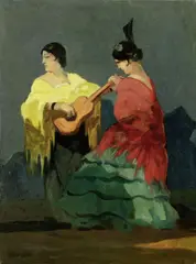 Gitane by Renato Natali, oil on canvas, offered Oct 2019