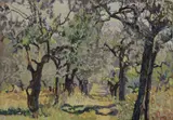 Llewelyn Lloyd, Il viale nell'uliveta (Mattino)