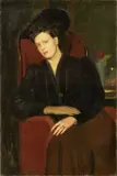 Oscar Ghiglia, Ritratto di signora, 1908, oil on canvas