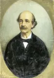 Egisto Sarri, Ritratto di uomo con occhiali, 1886, oil on canvas