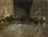Mosè Bianchi, Carrobbio di notte