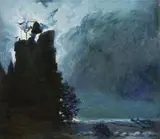 Antonio Discovolo, La campana dei naviganti, 1908, oil on canvas