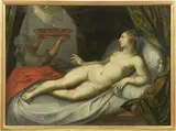 Jacob de Backer, Danae, oil on canvas