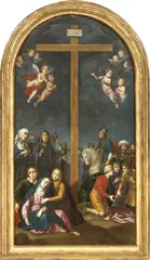 Celebrazione della Croce by Francesco Curradi, oil on panel, offered Oct 2019