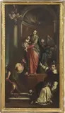 Giambettino Cignaroli, Madonna col Bambino e San Vincenzo, oil on canvas