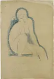 Amedeo Modigliani, Nudo seduto