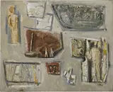 Composizione by Mario Sironi, oil on canvas, offered Jun 2019