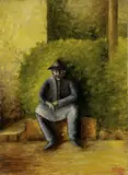 Il giardiniere by Ottone Rosai, 1935, oil on panel, offered Jun 2019