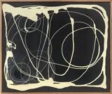 Alberto Burri, Piccolo sorcio, 1950, oil and vinavil on canvas
