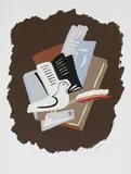 Gino Severini, Il sentimento del tempo, 1933, lithograph a colori