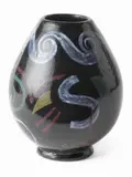 Gino Severini, Vaso, Ceramica smaltata