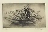 Georges Braque, Corbeille de fleurs, 1951, etching