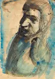 Figura by Mario Sironi, 1937, gouache and mixed media on paper, offered Jun 2019