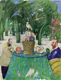 Senza titolo by Antonio Possenti, 1993, oil on canvas board, offered Jun 2019