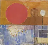 Bruno Saetti, Paesaggio col sole