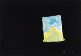 Mario Schifano, Senza titolo, 1990, mixed media on fotografia