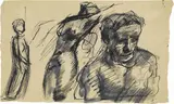 Figure by Mario Sironi, ink on paper, offered Jun 2019