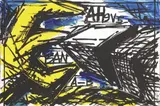 Vinicio Berti, Incontro-Scontro Possibile Antagonista AH-5-BAN, 1989, acrylic on canvas
