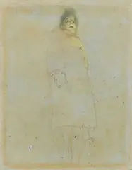 Grandmother by Andrea Martinelli, 1999, tempera and pastel on paper antica applicata on card, offered Jun 2019