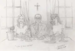 Dieci disegni by Giuseppe Veneziano, 2009, pencil on paper, offered Jun 2019