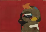 Fondo rosso by Fabio De Poli, pittura vinilica on paper catramata applicata on canvas, offered Jun 2019